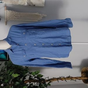 Converse One Star Tab-Sleeve Button Down S